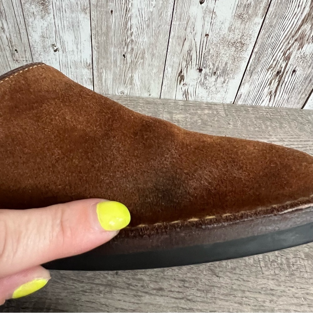 Cole Haan Brown Suede Mules with Open Back 6.5 - Picture 5 of 7